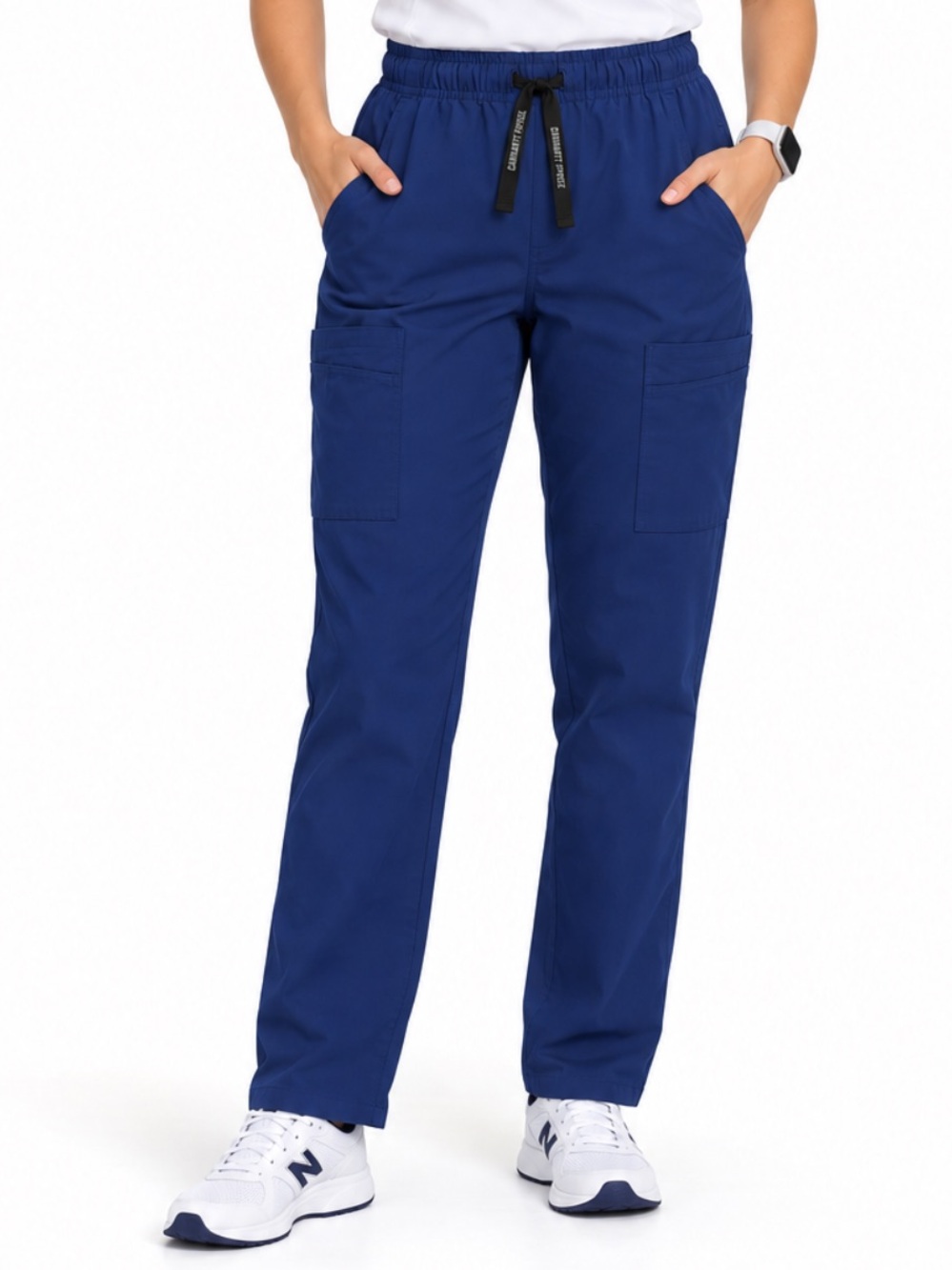 Carhartt Force Essentials Royal Blue Women’s Straight Leg Scrub Pants SZ MED EUC